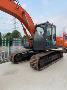 Excavadora hidráulica sobre orugas Hitachi210 de 21 toneladas usada, modelo Yanmar 2020 de origen japonés, construcción bien mantenida de 1500 horas - Product Image 3