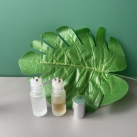 Bouteilles en verre à bille roulante de 5 ml et 10 ml, nouveau design, bouteilles à bille en verre personnalisées, impression personnalisée, bouteilles en verre dépoli transparent pour huiles essentielles