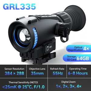 กล้องถ่ายภาพความร้อนแบบตาเดียว GRL325 GRL335 GRL635 ความละเอียด 384x288 640x512 12um 55Hz หน่วยความจำ 64GB อุปกรณ์สังเกตการณ์กลางแจ้งระยะไกล - Product Image 2