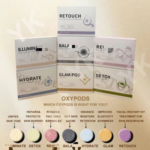 Nueva Llegada 7 Tipos Glam Detox Hydrate CO2 Oxygenation Pods Serum para Oxygene Jet Peel Facial Machine - Product Image 5