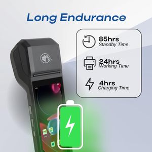 Stampante Termica per Ricevute ad Alta Velocità Longfly POS H10 Android 14 58mm con Schermo Touch da 5.5 Pollici, Dispositivo Portatile per <span class=keywords><strong>Punto</strong></span> <span class=keywords><strong>Vendita</strong></span>, 3GB RAM + 32GB ROM - Product Image 3