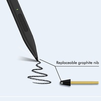 Stylet magnétique Uogic X1PRO pour tablette tactile Microsoft Surface Pro avec rejet de la paume, 4096 niveaux de pression et détection d'inclinaison