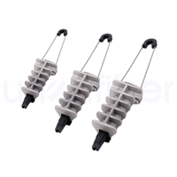 Abrazadera de tensión tipo cuña PAL 1500 para cable ADSS, abrazaderas de cable para postes, abrazaderas de anclaje para cable aéreo en grupo