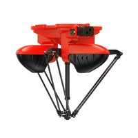 Robot collaboratif à quatre axes (Cobot) - Bras de robot Delta - Composants essentiels PLC - 2 kW 380 V - Tri, emballage, assemblage, préhension et placement