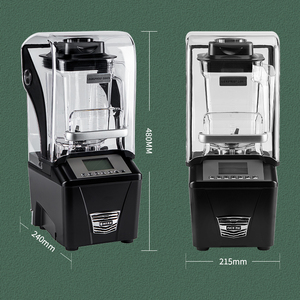 เครื่องปั่นสมูทตี้เชิงพาณิชย์ขนาด 1.5 ลิตร พร้อมฝาครอบกันเสียง เครื่องปั่นอาหารความเร็วสูง เครื่องคั้นน้ำผลไม้ เครื่องปั่นสมูทตี้ - Product Image 4