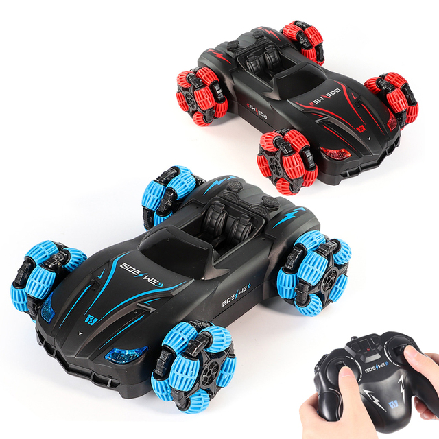 2.4G 360 Degree Cross Country Stunt Rc Remote Control Car Toy With Mist Spray