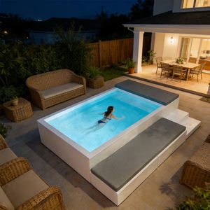 Piscine hors sol sur mesure avec accessoires pour maisons et loisirs, installation facile pour adultes, vente en gros, directement de l'usine - Product Image 3