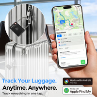 Traceur GPS intelligent MiLi MiLock Duo, étanche IP67, pour bagages approuvés par la TSA, avec fonction de suivi et de navigation GPS