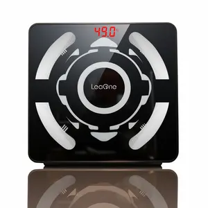 Marka yeni Ito iletken tartı siyah ağırlık vücut yağ ölçer banyo dijital ölçeği