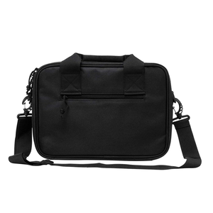 メンズメッセンジャーユニバーサル9mm .22 .357 Sig 38スペシャル .40 S&W .45 ACPデュアルタクティカルケースバッグ、マガジンポケット、キャリーハンドル付き - Product Image 4