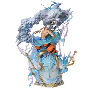 35cm Enel Thunder God Seven Martial Seas ONE PIECE jouets figurines d'action anime vente en gros modèle en boîte ornements cadeaux