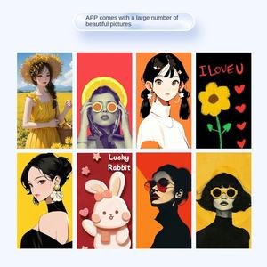 Небольшая цифровая рамка TPU четырехцветный чернильный экран NFC DIY мобильный телефон защитный чехол для Iphone 13/14/15/16 серии - Product Image 3