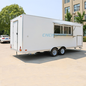 รถพ่วงขายอาหารเคลื่อนที่สแตนเลส Chammp พร้อมอุปกรณ์ครัวครบครัน บริการบาร์บีคิว อาหารจานด่วน ไอศกรีม และขนมหวาน สำหรับใช้งานกลางแจ้ง - Product Image 6