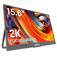 Extensor de Pantalla para Portátil InnoView de 15.6 Pulgadas, 1440P QHD, Relación de Contraste de 1000:1, Ángulo de Visión de 178°, con Altavoces Integrados