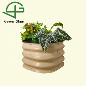 Lit de jardin <span class=keywords><strong>surélevé</strong></span> en métal pour plantes d'extérieur, <span class=keywords><strong>construction</strong></span> en acier galvanisé, kit d'installation facile - Product Image 1