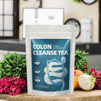 Tisane Détox Colon aux Herbes – Infusion Naturelle Sans Caféine, Sans OGM, Thé aux Fleurs 70g, 14 Sachets