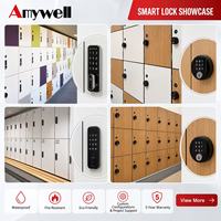 Serrure électronique intelligente AMYWELL en alliage de zinc pour tiroir, à combinaison, sans clé, avec mot de passe, étanche, pour hôpitaux et hôtels