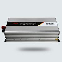 Convertisseur de courant pour voiture 12V vers 110V/220V DC AC 1500W, utilisation domestique