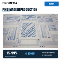Plaque CTP (Plaque d'impression offset en aluminium positif de type « ordinateur vers plaque », épaisseur 0,15-0,30 mm, revêtement bleu)