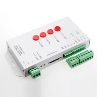 5v 12v 24v t1000s Ws2801 Ws2811 Ws2812bコントローラーアドレス指定可能な5050 RGB LEDコントローラー (ストリップライト用) T-1000s Rgbコントローラー