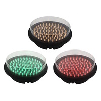 Modul Lampu Lalu Lintas LED Bola Merah Dia.200mm(8inci) dengan Lensa Transparan