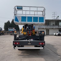 Nacelle élévatrice télescopique auto-nivelante statique 16,5 m de rayon de travail max. 33 m de hauteur pour l'entretien des tours de communication