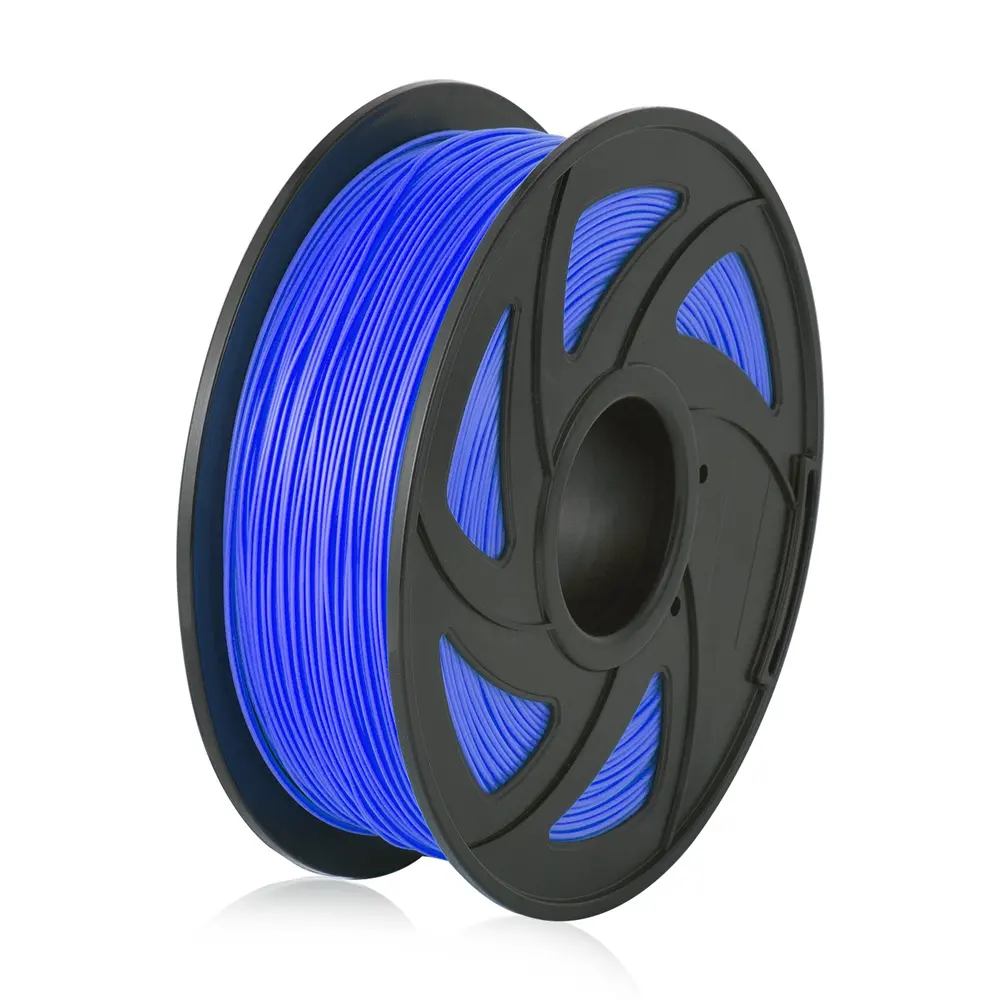 Filamento de impresora 3D, 1Kg, 1,75mm, 1 rollo, materiales PCL, azul oscuro, alta calidad, venta al por mayor