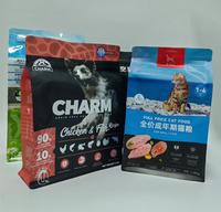 Sachets personnalisés de 0,5 kg, 1 kg, 1,5 kg, 2 kg, 5 kg, imprimés sur mesure, pour aliments secs pour animaux de compagnie, scellés sur huit côtés, pour nourriture pour chats et chiens