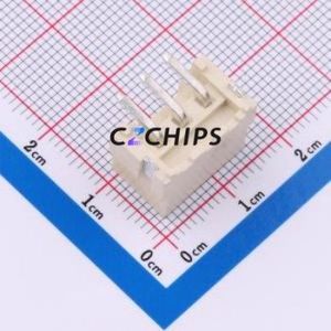 3.96-3P LT Wire-to-Board Pin Header SMD,P=3.96mm Connector 1x3P 3.96mm Vertical Mount 3P - Product Image 2