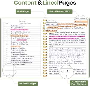 Cuadernos Personalizados de Tapa Dura B5 A5 A6 con Logotipo Grabado con Láser, Agenda Única - Product Image 5