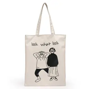 High quality custom logo multi-style fashion durable cotton shopping bag with handle