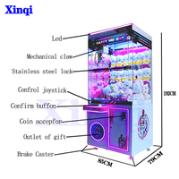 Guangzhou Vente directe d'usine Machine à griffes personnalisée à pièces Grue Distributeur automatique Poupée Machine à griffes Consoles de jeu