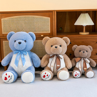 Exquis mignon ours Anime Super doux PP coton rempli en peluche jouet vie quotidienne décoration de la maison lavé soulagement du Stress Animal