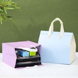 กระเป๋าเก็บความเย็นแบบมีฉนวนกันความร้อนสำหรับโรงงาน พร้อมโลโก้พิมพ์ตามสั่ง กระเป๋าช้อปปิ้งแบบมีฉนวนกันความร้อน - Product Image 2