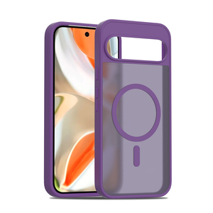 Funda de teléfono magnética mate, funda de piel personalizada a prueba de golpes, funda magnética esmerilada antihuellas dactilares para Google Pixel 9 Pro XL - Product Image 1