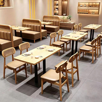 Kommerzielle Möbel Hersteller Günstige Coffee Shop Club Leder Schnitt Fast Food Bank Stand Sitz Cafe Restaurant Sofa