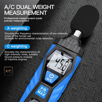 Sonometre numérique Mestek, instrument de mesure du volume sonore, 30-130 dB, stockage de données USB, alarme, testeur de surveillance du niveau sonore, OEM