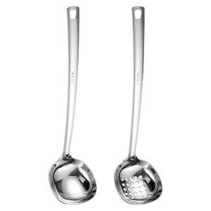 Louche à soupe transfrontalière en acier inoxydable 316L, louche à soupe domestique allongée, louche pour fondue, manche long, louche à soupe - Product Image 5