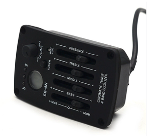 Preamplificador Ecualizador de 4 Bandas Kabat con Pastilla Piezoeléctrica y Afinador LCD para Guitarra Acústica, Partes y Accesorios para Instrumentos de Cuerda - Product Image 2
