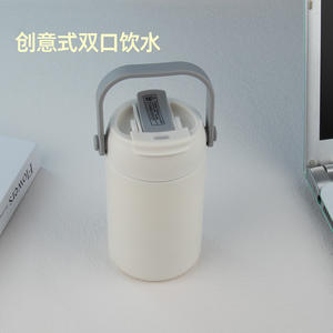 Gourde isotherme double paroi grande capacité avec poignée, bouteille d'eau portable pour enfants et adolescents, cadeau de rentrée scolaire - Product Image 2