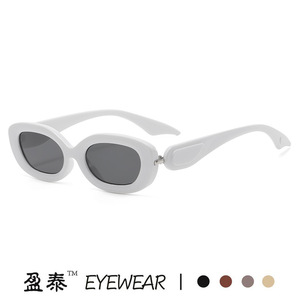 Lunettes de soleil œil de chat UV400 unisexe, monture en plastique et métal, protection solaire classe 2 - Product Image 3