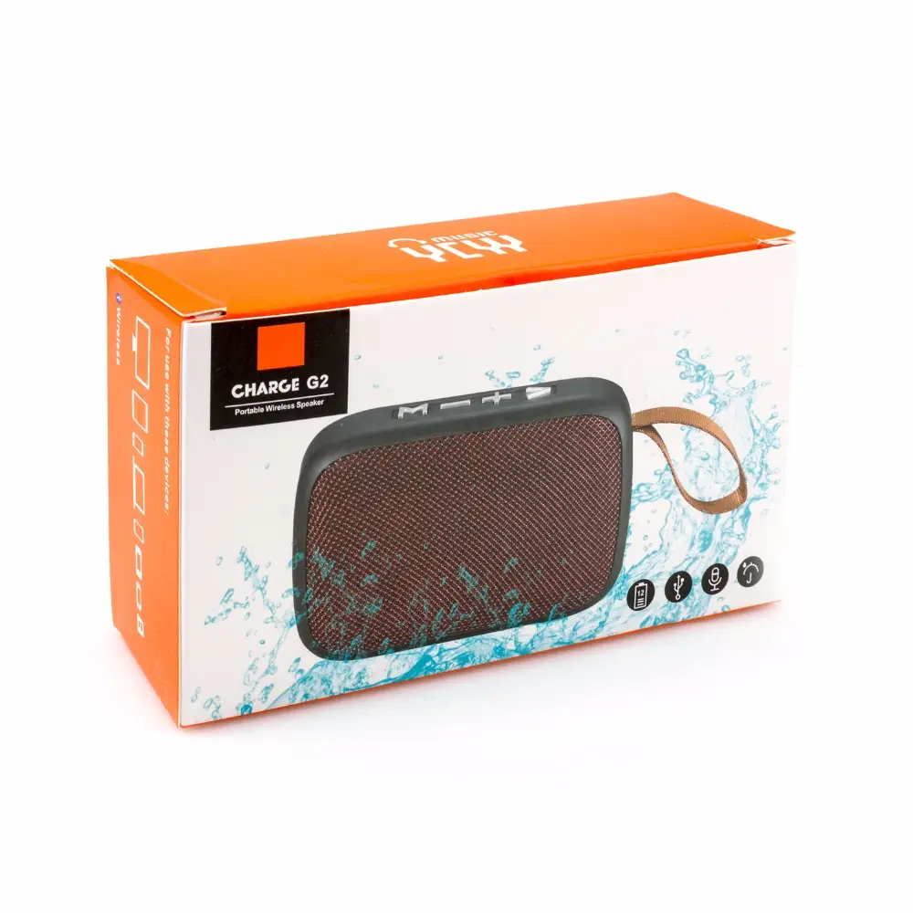 Mini caixa de som portátil sem fio, mãos livres, design de pano, profissional, para alto-falantes de áudio