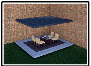 Outdoor Louvered Shade Waterproof System Aluminum Electric Motorized Retractable <b>Roof</b> <b>Canopy</b> Pergola Easily Assembled HDPE Made - Product Image 3