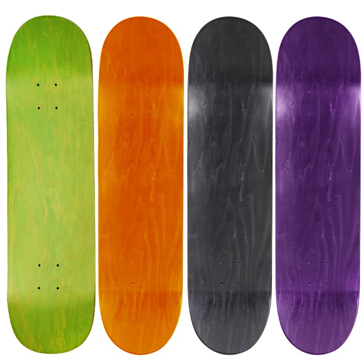 Venta al por mayor madera arce canadiense 7ply Custom pro blank skate Board deck 8,0 8,25 8,5