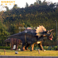 Modèle de dinosaure animatronique pneumatique grandeur nature Stegosaurus Factory Direct avec mouvement flexible