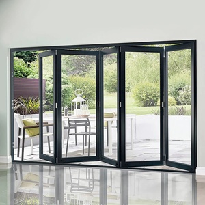 Puerta Plegable <span class=keywords><strong>de</strong></span> Aleación <span class=keywords><strong>de</strong></span> Aluminio, Puertas Corredizas <span class=keywords><strong>de</strong></span> Vidrio <span class=keywords><strong>para</strong></span> Patio, Interiores y Exteriores, Insonorizadas, Modernas, <span class=keywords><strong>para</strong></span> <span class=keywords><strong>Baño</strong></span> y Comercios - Product Image 2
