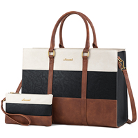 Sac fourre-tout pour ordinateur portable LOVEVOOK 2025 pour femmes, de luxe, imperméable, avec fermeture éclair, pour le bureau, l'école, les affaires, avec design personnalisé