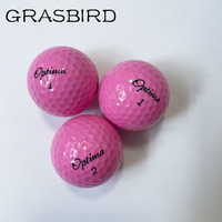 Logo dan Kemasan Kustom Bola Golf 2Piece Jarak Jauh untuk Tur Golf