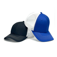 Casquette en maille de haute qualité, personnalisée, protection solaire estivale, casquette de camionneur 6 panneaux en coton et polyester, logo brodé, casquette de baseball