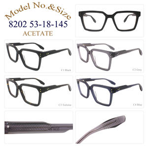 Gafas <span class=keywords><strong>de</strong></span> Acetato Sólido Unisex Último Modelo 2025, Clásicas con Montura Completa para Uso Diario, Entrega Rápida, Venta al por Mayor - Product Image 2